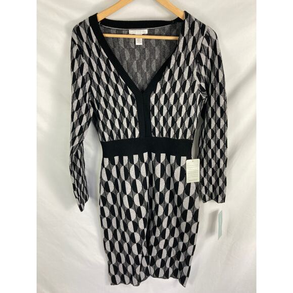 NWT London Times Knit Sweater Dress Size Large - Picture 3 of 8